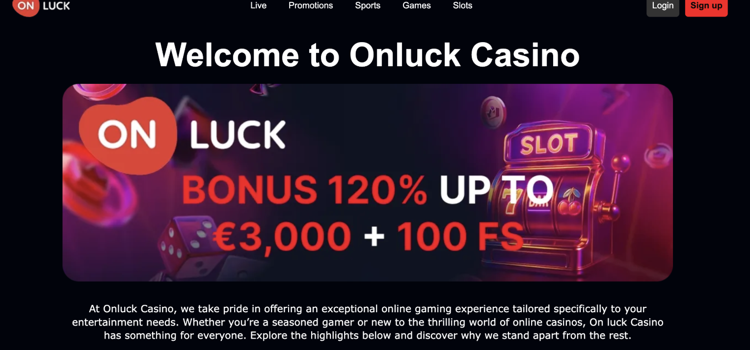 OnLuck non gamstop casino
